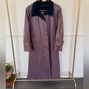 Women's Purple London Fog Coat